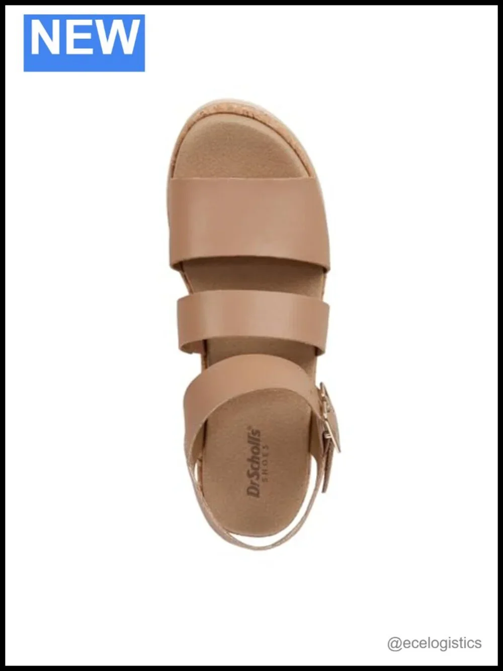 Faux Leather Platform Wedge Sandal with Espadrille and Cork Detail